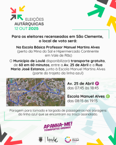 INFORMAÇÃO AO MUNÍCIPE - ELEIÇÕES AUTÁRQUICAS