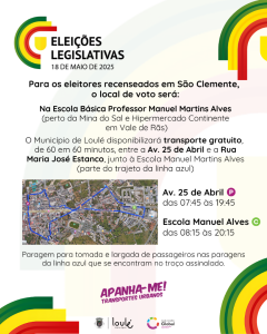INFORMAÇÃO ELEIÇÕES LEGISLATIVAS 2025 | LOULÉ CONCELHO GLOBAL
