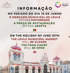 FUNCIONAMENTO DO MERCADO DE LOULÉ - DIA DE PORTUGAL | LOULÉ CONCELHO GLOBAL
