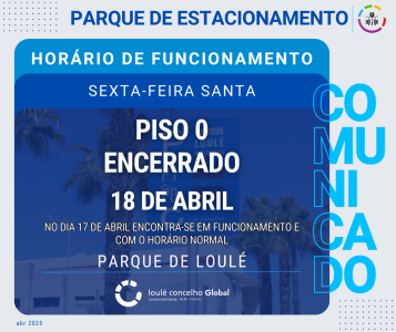PARQUE DE ESTACIONAMENTO - PÁSCOA | LOULÉ CONCELHO GLOBAL